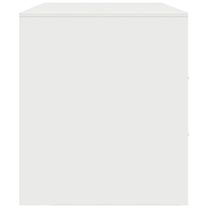 Tv-meubelen 2 st 67x39x44 cm staal wit