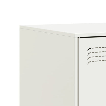 Tv-meubelen 2 st 67x39x44 cm staal wit
