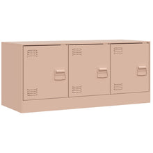 Tv-meubel 99x39x44 cm staal roze