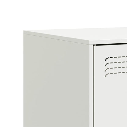 Tv-meubel 99x39x44 cm staal wit