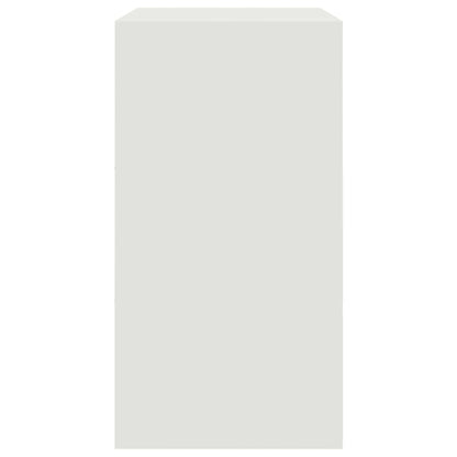 Dressoir 67x39x73 cm staal wit