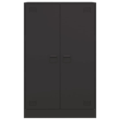Dressoir 67x39x107 cm staal zwart