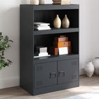 Sideboard 67x39x107 cm steel anthracite