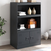 Dressoir 67x39x107 cm staal antraciet