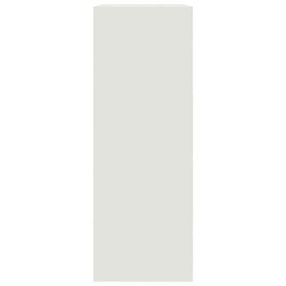Dressoir 67x39x107 cm staal wit
