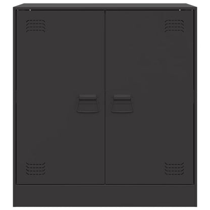 Dressoir 67x39x73 cm staal zwart