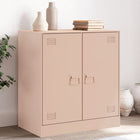 Sideboard 67x39x73 cm steel pink