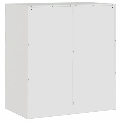 Dressoir 67x39x73 cm staal wit
