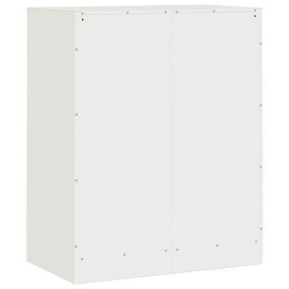 Dressoir 67x39x83 cm staal wit