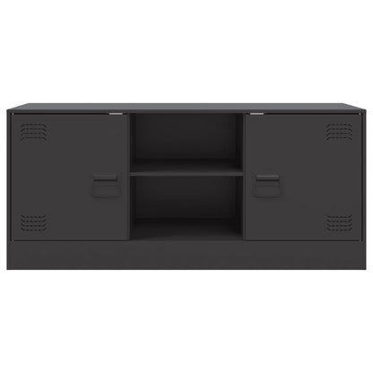 Tv-meubel 99x39x44 cm staal zwart