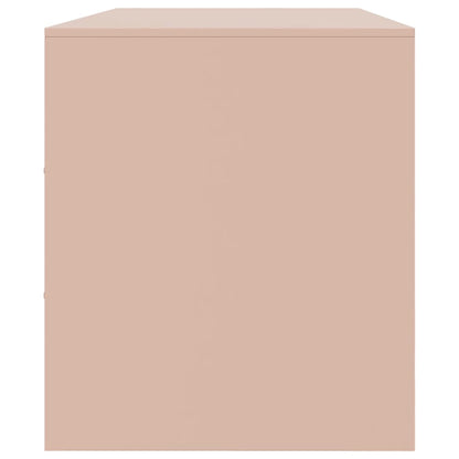Tv-meubel 99x39x44 cm staal roze