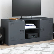 Tv-meubel 99x39x44 cm staal antraciet