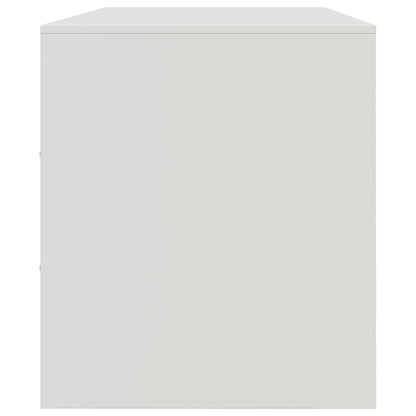 Tv-meubel 99x39x44 cm staal wit