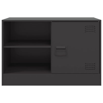 Tv-meubel 67x39x44 cm staal zwart