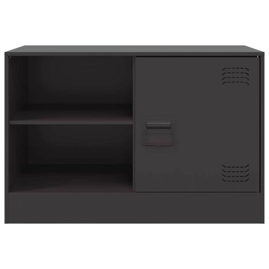 Tv-meubel 67x39x44 cm staal zwart