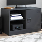 TV cabinet 67x39x44 cm steel black