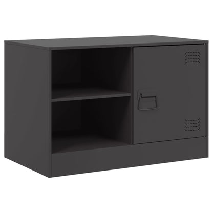 Tv-meubelen 2 st 67x39x44 cm staal zwart