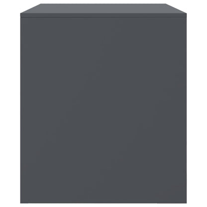 Tv-meubelen 2 st 67x39x44 cm staal antracietkleurig