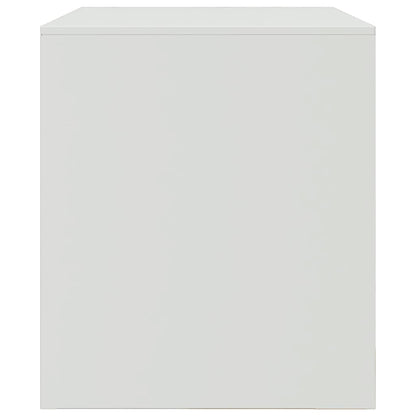 Tv-meubel 67x39x44 cm staal wit