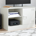 Tv-meubel 67x39x44 cm staal wit