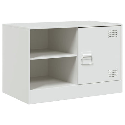 Tv-meubelen 2 st 67x39x44 cm staal wit
