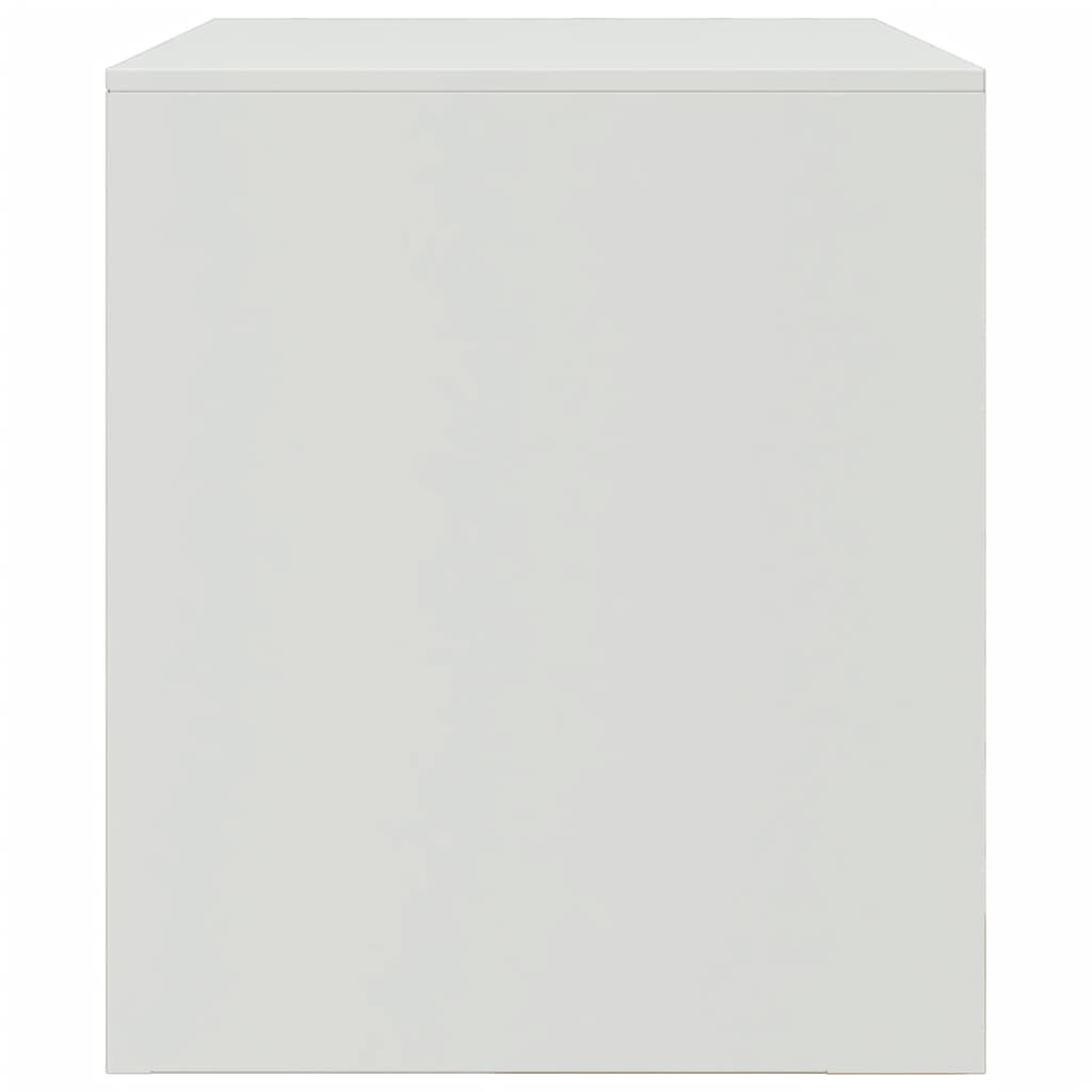 Tv-meubelen 2 st 67x39x44 cm staal wit