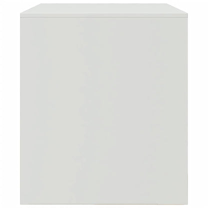Tv-meubelen 2 st 67x39x44 cm staal wit