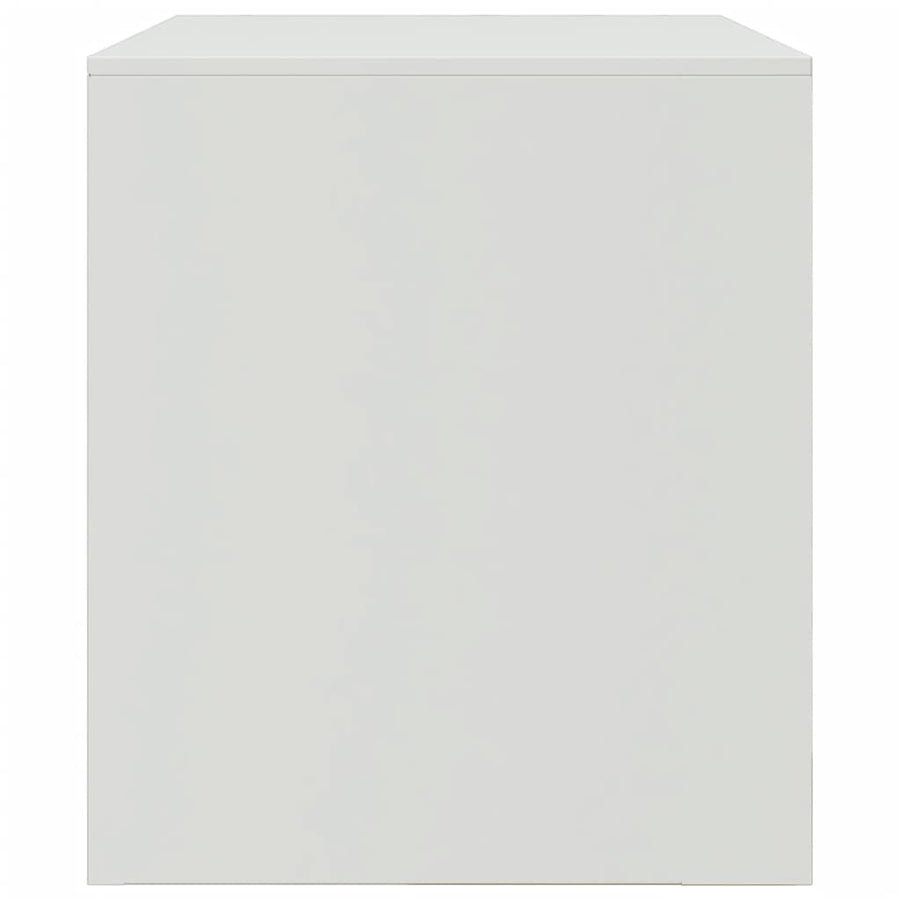 Tv-meubelen 2 st 67x39x44 cm staal wit