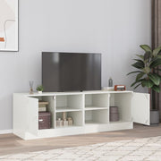 TV cabinets 2 pcs 67x39x44 cm steel white
