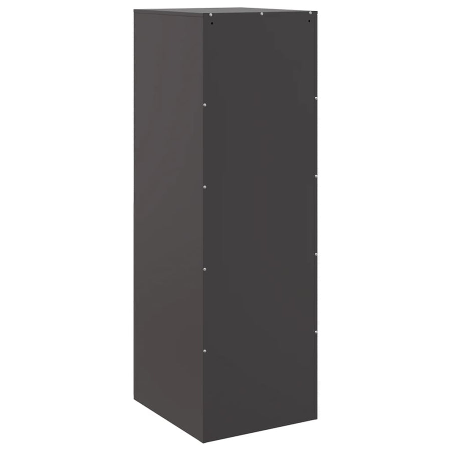 Dressoir 34,5x39x107 cm staal zwart