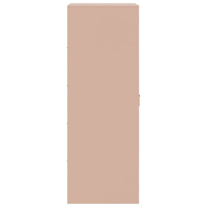 Dressoir 34,5x39x107 cm staal roze