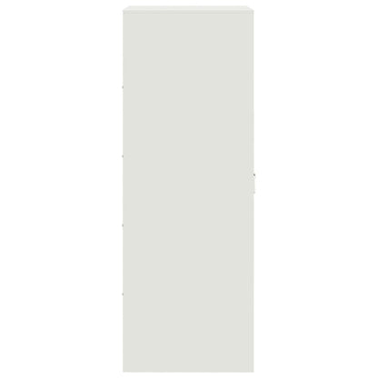 Dressoir 34,5x39x107 cm staal wit