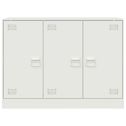 Dressoir 99x39x73 cm staal wit