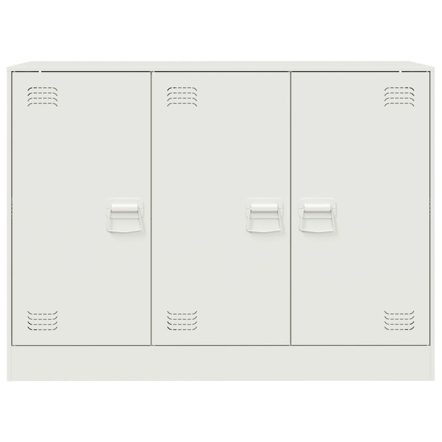 Dressoir 99x39x73 cm staal wit