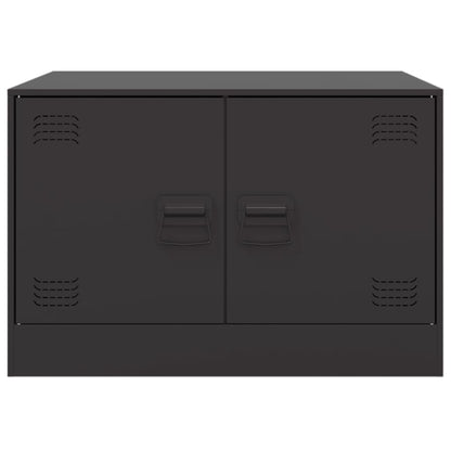 Salontafel 67x50x44 cm staal zwart