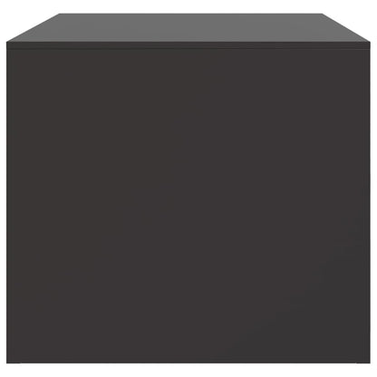 Salontafel 67x50x44 cm staal zwart