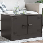 Coffee table 67x50x44 cm steel black