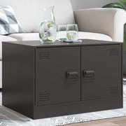 Coffee table 67x50x44 cm steel black
