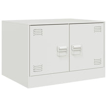 Salontafel 67x50x44 cm staal wit