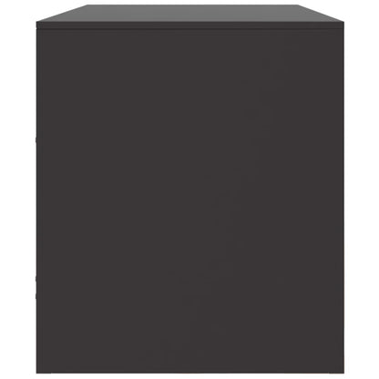 Tv-meubel 99x39x44 cm staal zwart