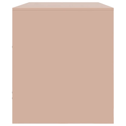 Tv-meubel 99x39x44 cm staal roze