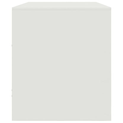 Tv-meubel 99x39x44 cm staal wit
