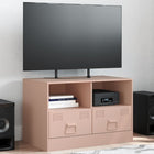 TV cabinet 67x39x44 cm steel pink