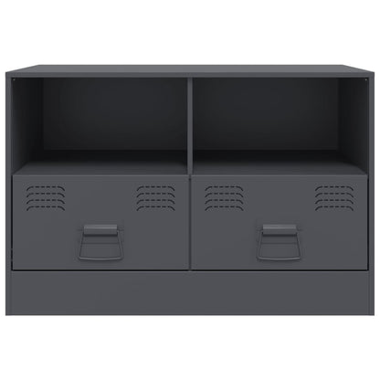 Tv-meubel 67x39x44 cm staal antracietkleurig
