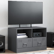 Tv-meubel 67x39x44 cm staal antraciet