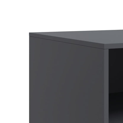 Tv-meubelen 2 st 67x39x44 cm staal antracietkleurig