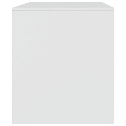 Tv-meubel 67x39x44 cm staal wit