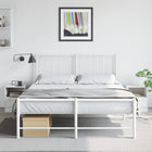 Bedside tables 2 pcs 34.5x39x44 cm steel white
