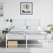 Nachtkastjes 2 st staal wit 34,5x39x44 cm