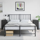 Nightstands 2 pcs 34.5x39x62 cm steel black